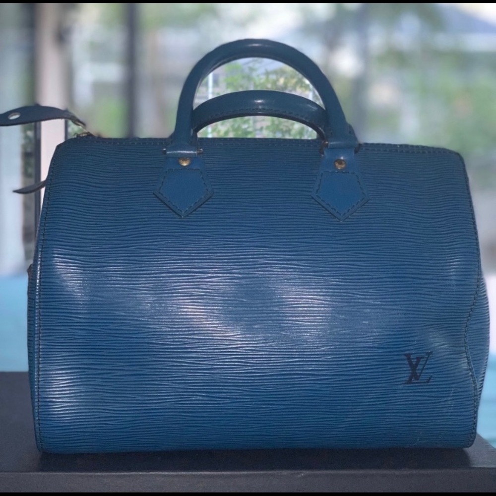 Authentic Louis Vuitton Speedy 25 Noe Blue 💙